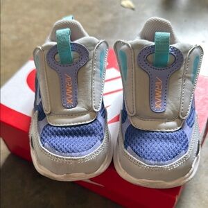 Nike Blue and Gray Chunky Sneakers